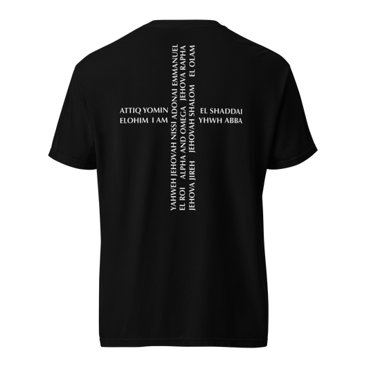 Names of God - Comfort Colors Tee (White Writing)